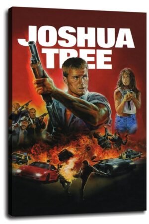 Joshua Tree Movie Poster Poster Action Movies Canvas Prints Classic Movies Wall Art For Home Office Cinema Decorations With Framed 18"x12"