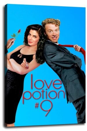 Love Potion 9 1992 Movie Poster Poster Romantic Love Canvas Prints Classic Movies Wall Art For Home Office Cinema Decorations With Framed 36"x24"
