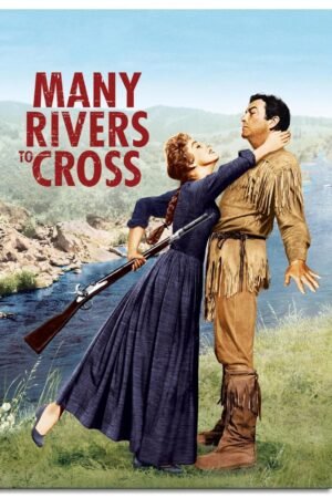 Many Rivers To Cross (1955) Movie Poster Poster Romantic Comedy Canvas Prints Old Movies Wall Art For Home Office Cinema Decorations Unframed 36"x24"