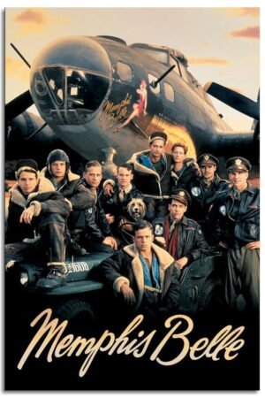 Memphis Belle Movie Poster Poster Flying Stories Canvas Prints War Movies Wall Art For Home Office Cinema Decorations Unframed 30"x20"