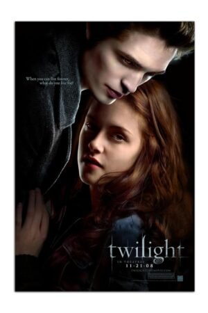 Movie Poster Twilight Poster Print Canvas Painting Wall Art Poster Suitable For Home Bedroom Decoration Room Aesthetics (Unframed, (12x18inch(30x45cm)