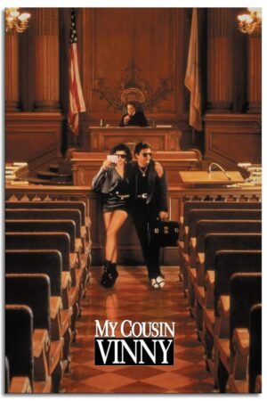 My Cousin Vinny Movie Posters Canvas Prints Crime Comedy Film Action Storyline Poster Wall Art For Home Office Bedroom Decorations Noframed 12"x8"