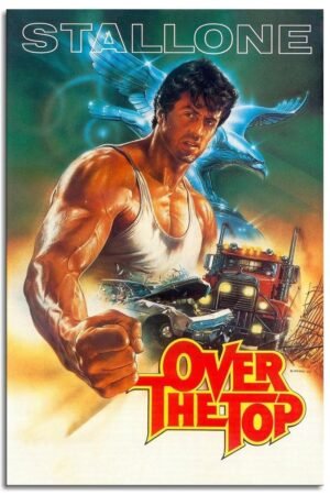Over The Top Movie Posters Canvas Prints Classic Action Movies Action Fighting Films Poster Wall Art For Home Office Bedroom Decorations Unframed 36"x24"