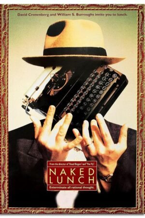 PAMVINT Naked Lunch Movie Poster Poster Wall Art The Smell Of Fear Kara Movie Poster Canvas Prints Poster For Home Office Living Room Decorations Unframed 36"x24"