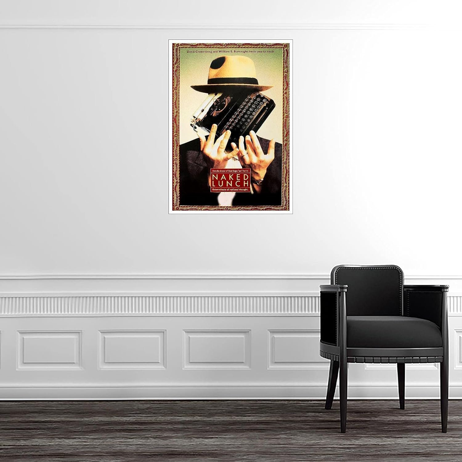 PAMVINT Naked Lunch Movie Poster Poster Wall Art The Smell Of Fear Kara Movie Poster Canvas Prints Poster For Home Office Living Room Decorations Unframed 36"x24"