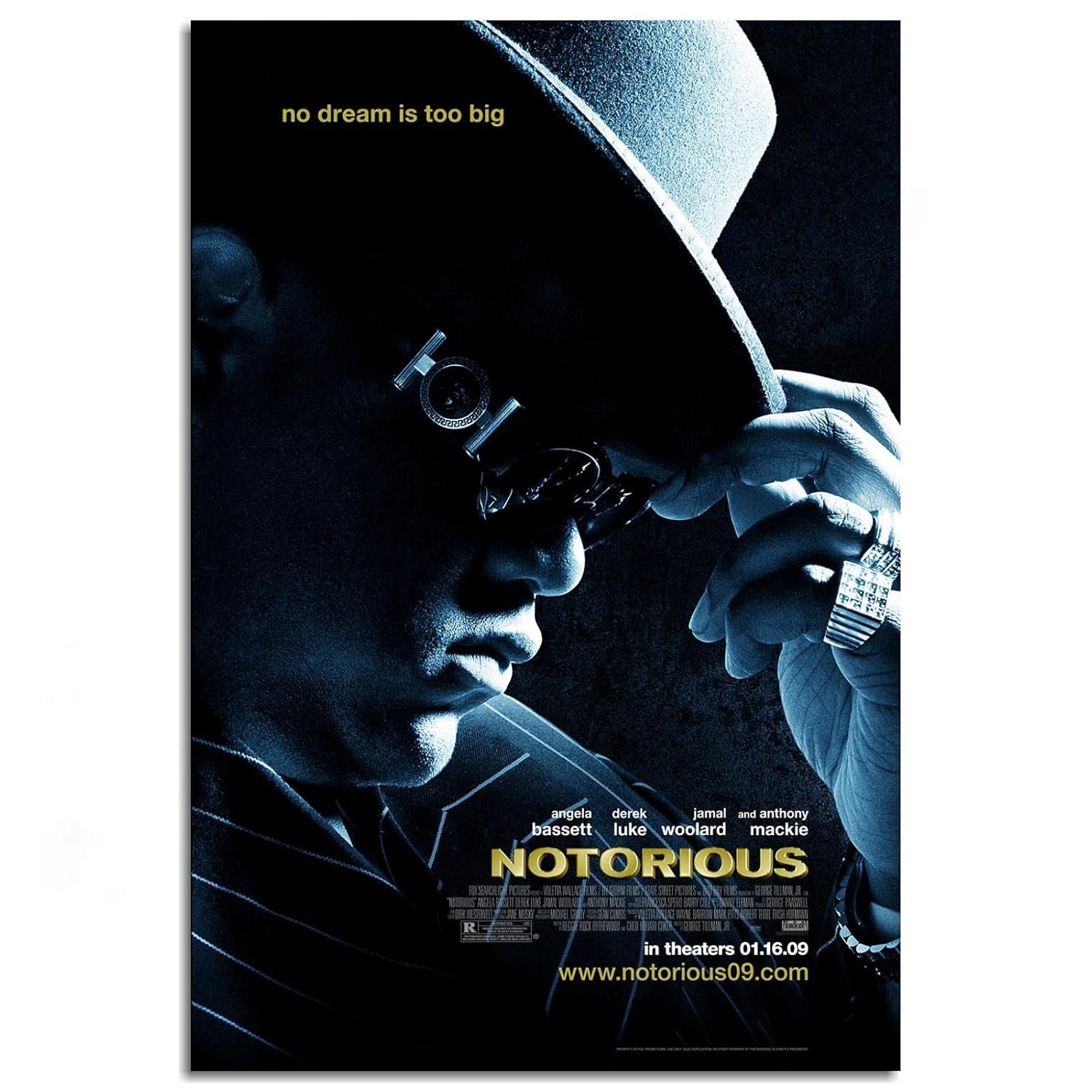 PAMVINT Notorious Movie Wall Art Room Decor Canvas Prints Classic Film Poster Poster For Home Office Living Room Decorations Unframed 36"x24"