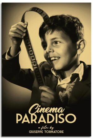 PAMVINT Nuovo Cinema Paradiso Movie Wall Art Classic Film Poster Canvas Prints Poster For Home Office Bedroom Decorations Unframed 36"x24"