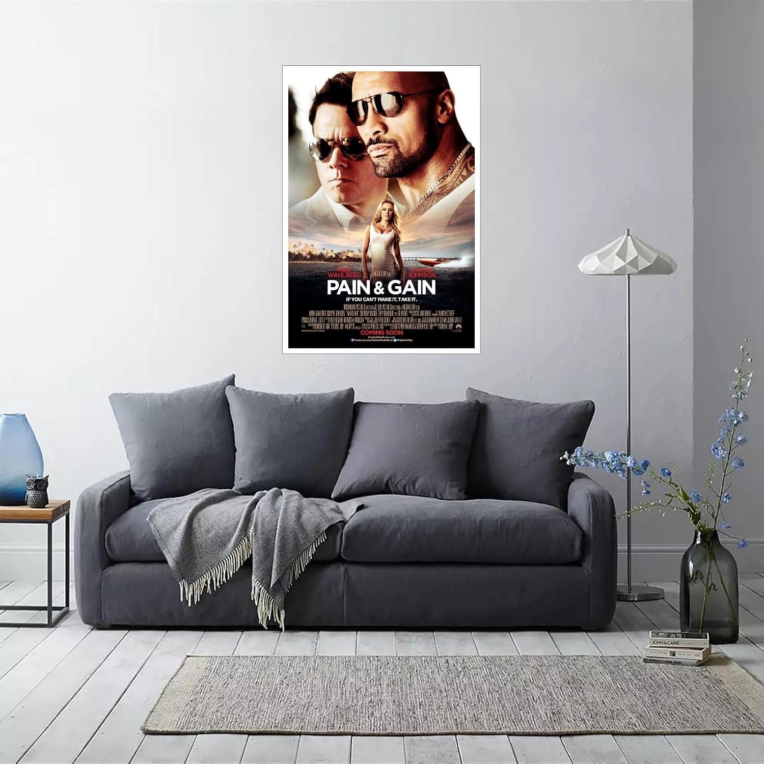 PAMVINT Pain And Gain Movie Wall Art If You Can't Make It, Take It Canvas Prints Action Movies Poster Poster For Home Office Living Room Decorations Unframed 36"x24"