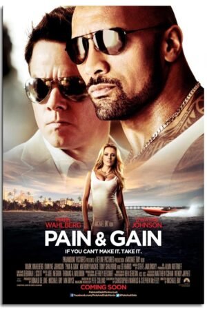 PAMVINT Pain And Gain Movie Wall Art If You Can't Make It, Take It Canvas Prints Action Movies Poster Poster For Home Office Living Room Decorations Unframed 36"x24"
