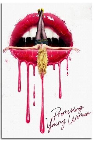 PAMVINT Promising Young Woman Movie Poster Canvas Prints Wall Art For Home Office Bedroom Decorations Unframed 36"x24"