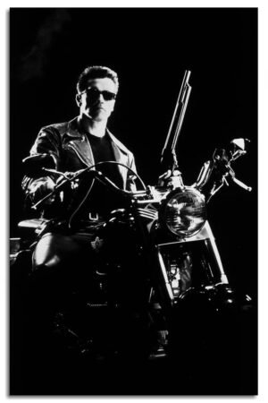 PAMVINT Terminator:2 Judgment Day Poster Classic Movie Canvas Prints Terminator Wall Art For Home Office Gym Decorations Unframed 30"x20"