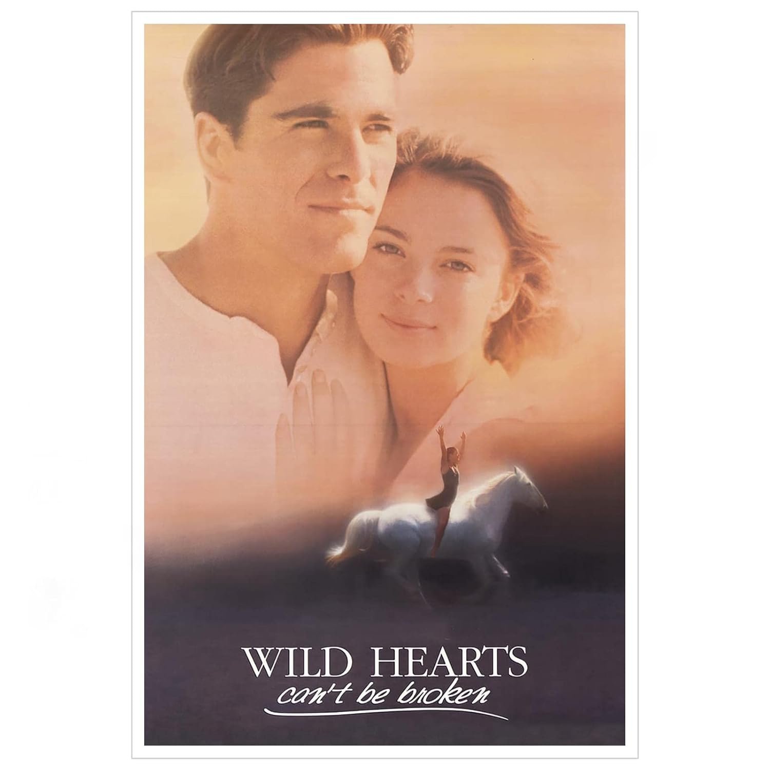 PAMVINT Wild Hearts Can't Be Broken Poster Classic Old Movie Poster Canvas Prints Wall Art For Home Office Bedroom Decorations Unframed 36"x24"