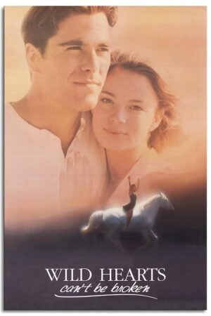 PAMVINT Wild Hearts Can't Be Broken Poster Classic Old Movie Poster Canvas Prints Wall Art For Home Office Bedroom Decorations Unframed 36"x24"