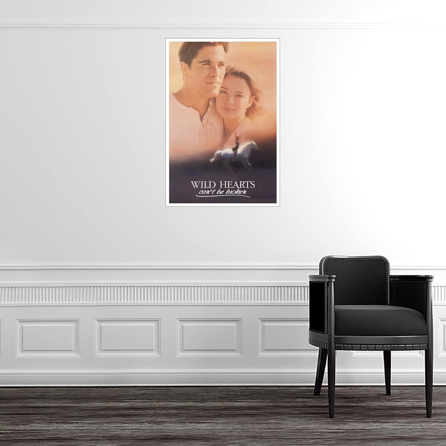 PAMVINT Wild Hearts Can't Be Broken Poster Classic Old Movie Poster Canvas Prints Wall Art For Home Office Bedroom Decorations Unframed 36"x24"