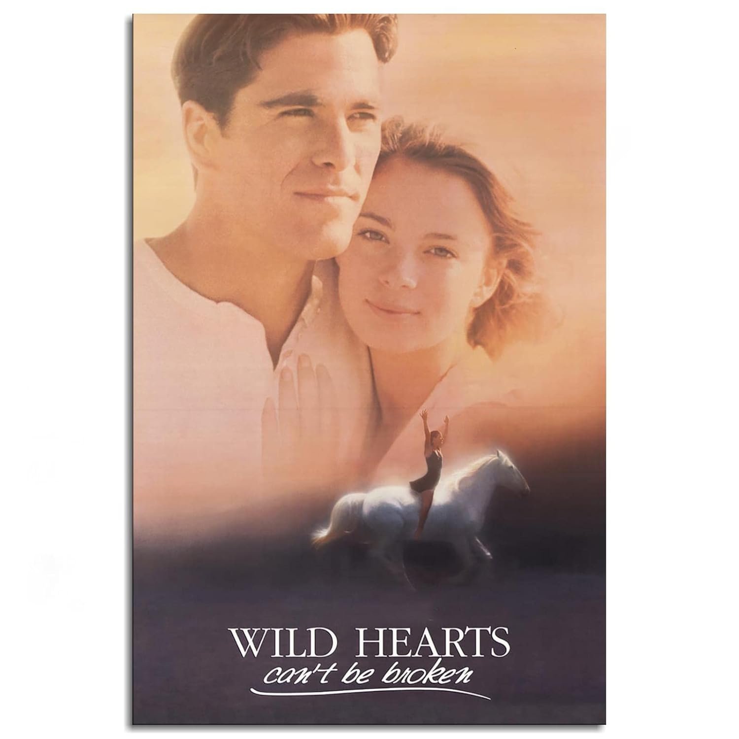 PAMVINT Wild Hearts Can't Be Broken Poster Classic Old Movie Poster Canvas Prints Wall Art For Home Office Bedroom Decorations Unframed 36"x24"