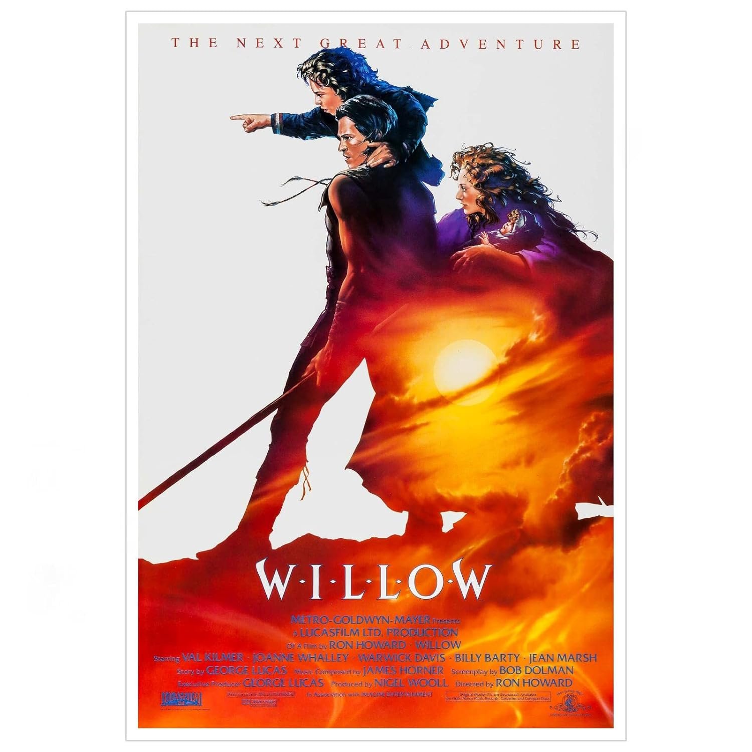 PAMVINT Willow Poster Classic Old Movie Poster Canvas Prints Wall Art For Home Office Living Room Decorations Unframed 30"x20"