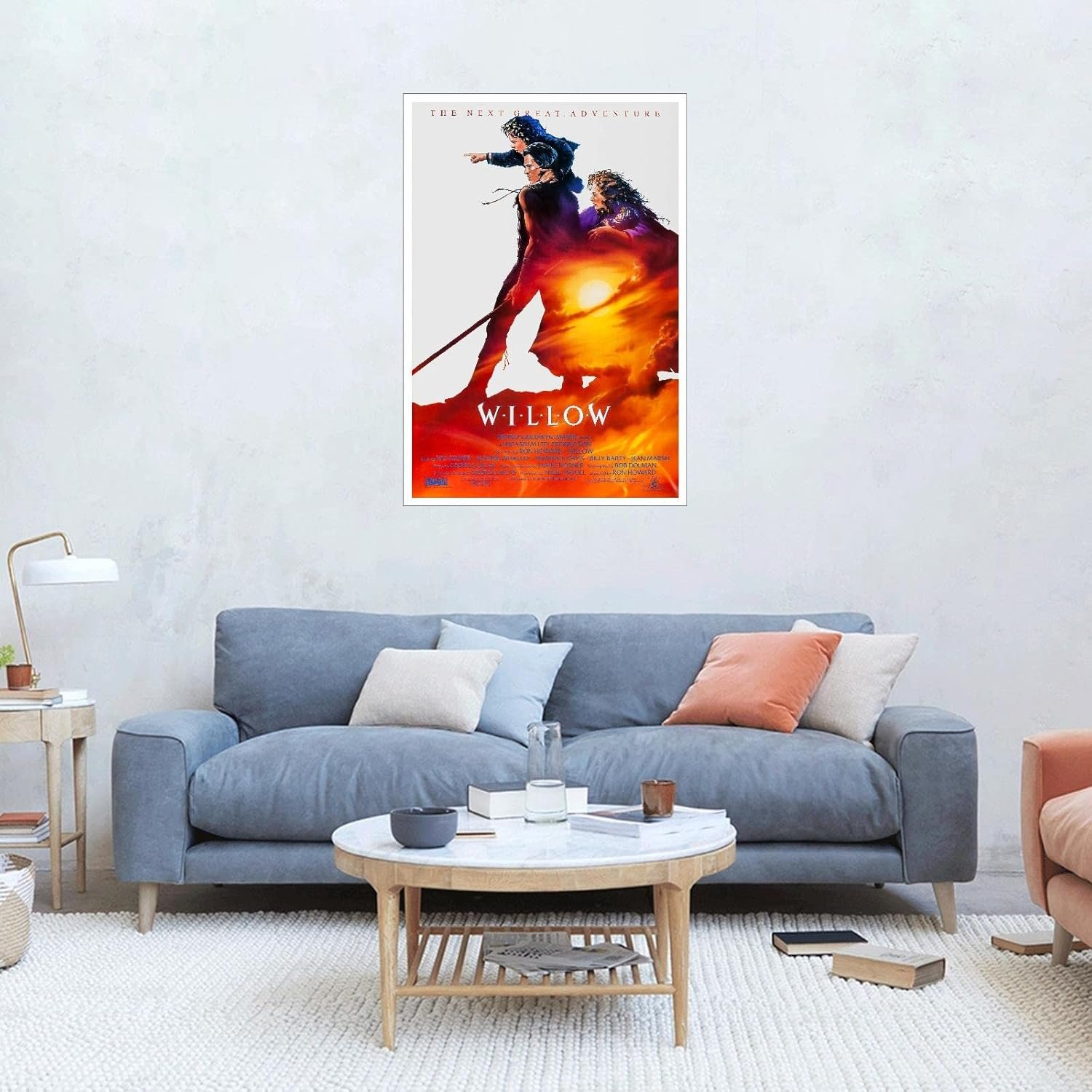 PAMVINT Willow Poster Classic Old Movie Poster Canvas Prints Wall Art For Home Office Living Room Decorations Unframed 30"x20"