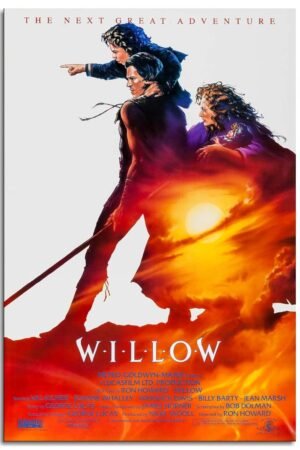 PAMVINT Willow Poster Classic Old Movie Poster Canvas Prints Wall Art For Home Office Living Room Decorations Unframed 30"x20"
