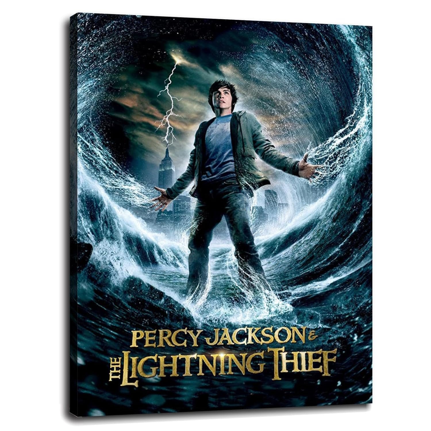 Percy Jackson & The Olympians: The Lightning Thief Movie Poster Wall Art Fantasy Movies Canvas Prints Classic Movies Poster For Home Office Cinema Decorations Unframed 10"x8"