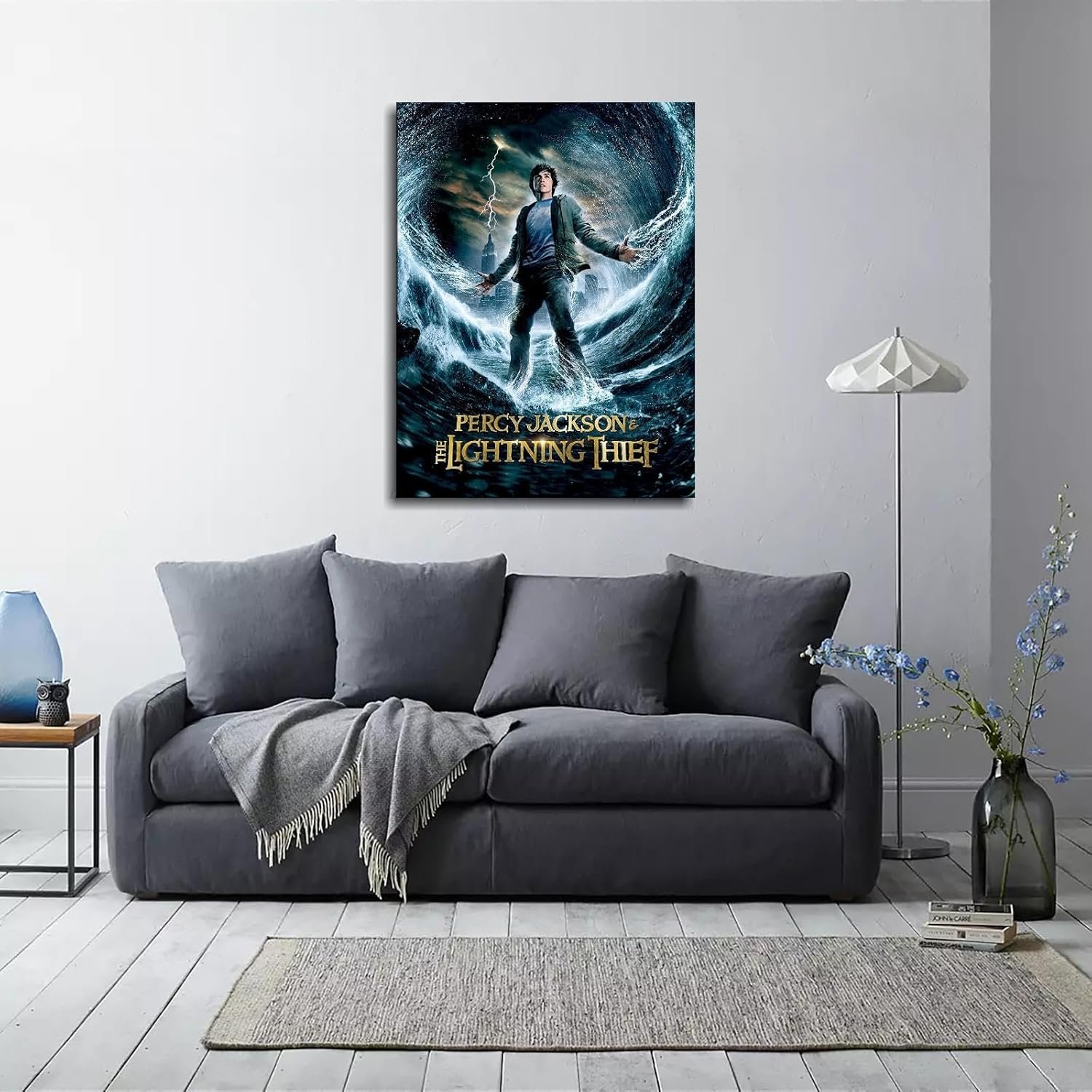 Percy Jackson & The Olympians: The Lightning Thief Movie Poster Wall Art Fantasy Movies Canvas Prints Classic Movies Poster For Home Office Cinema Decorations Unframed 10"x8"