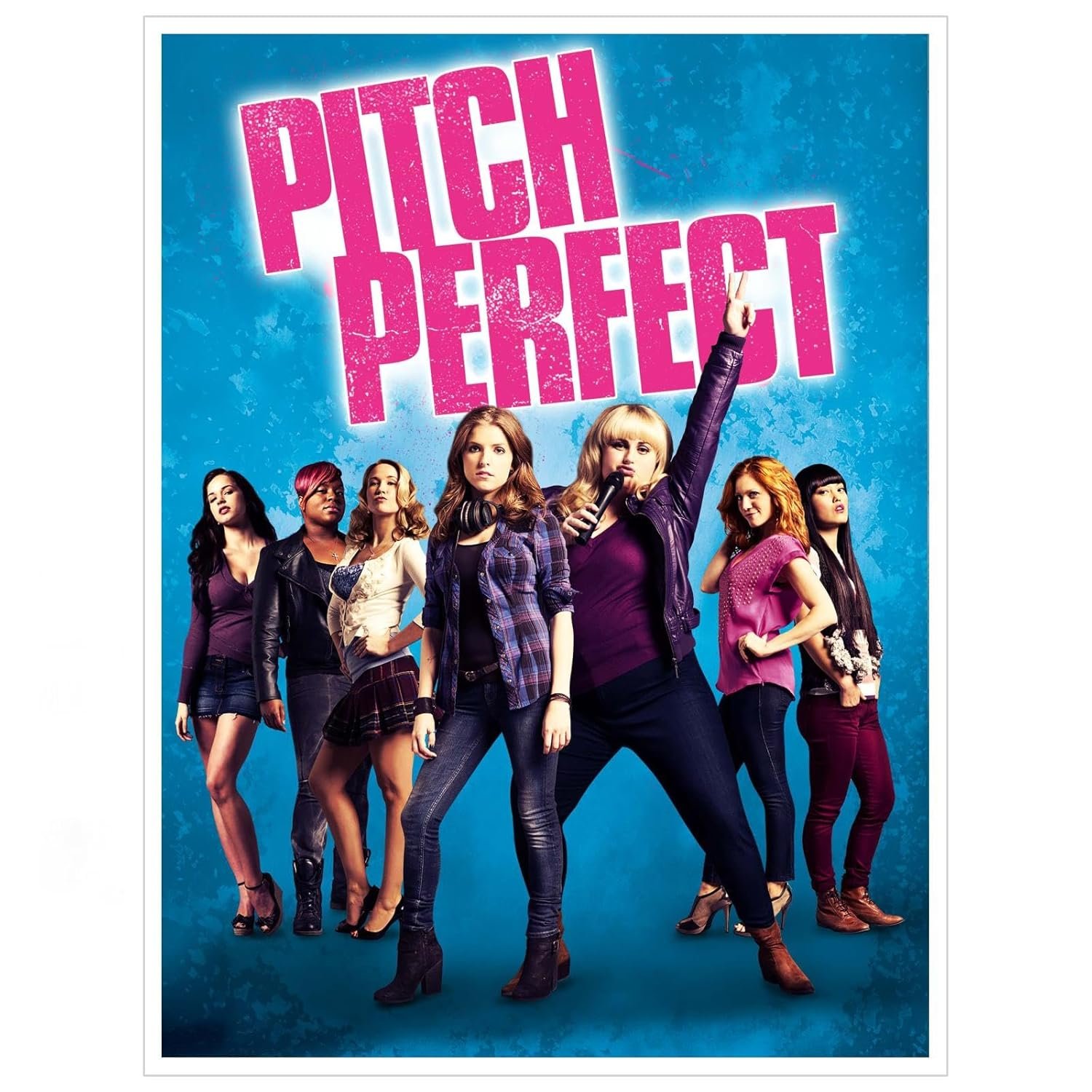 Pitch Perfect Movie Poster Poster Musical Comedy Canvas Prints Love Movies Wall Art For Home Office Cinema Decorations Unframed 10"x8"