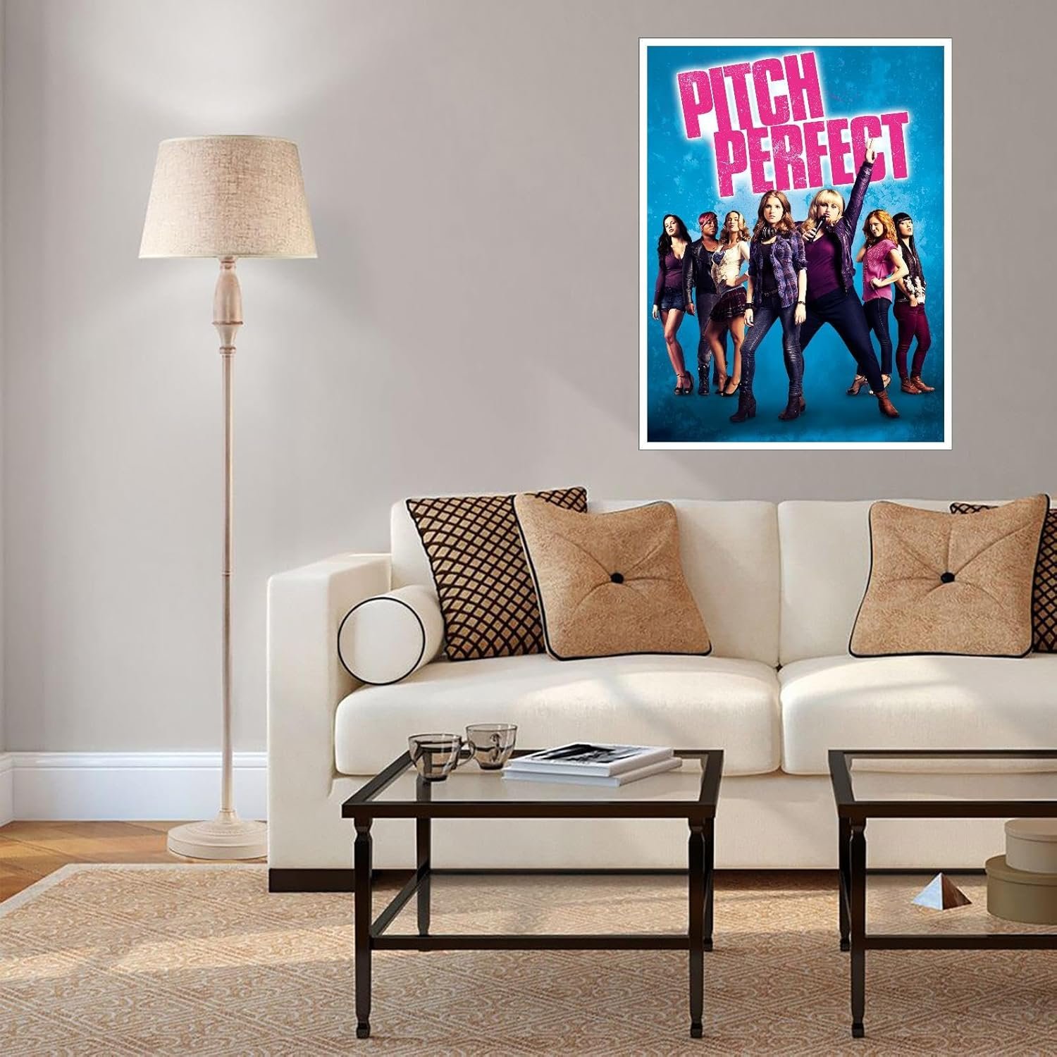 Pitch Perfect Movie Poster Poster Musical Comedy Canvas Prints Love Movies Wall Art For Home Office Cinema Decorations Unframed 10"x8"