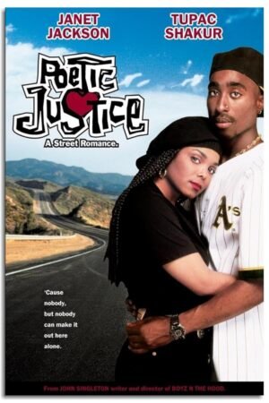 Poetic Justice Movie Poster Romantic Love Films posters Canvas Prints Warm Love Movie posters Wall Art For Home Office posters Living Room Decorations Noframed 12"x8"