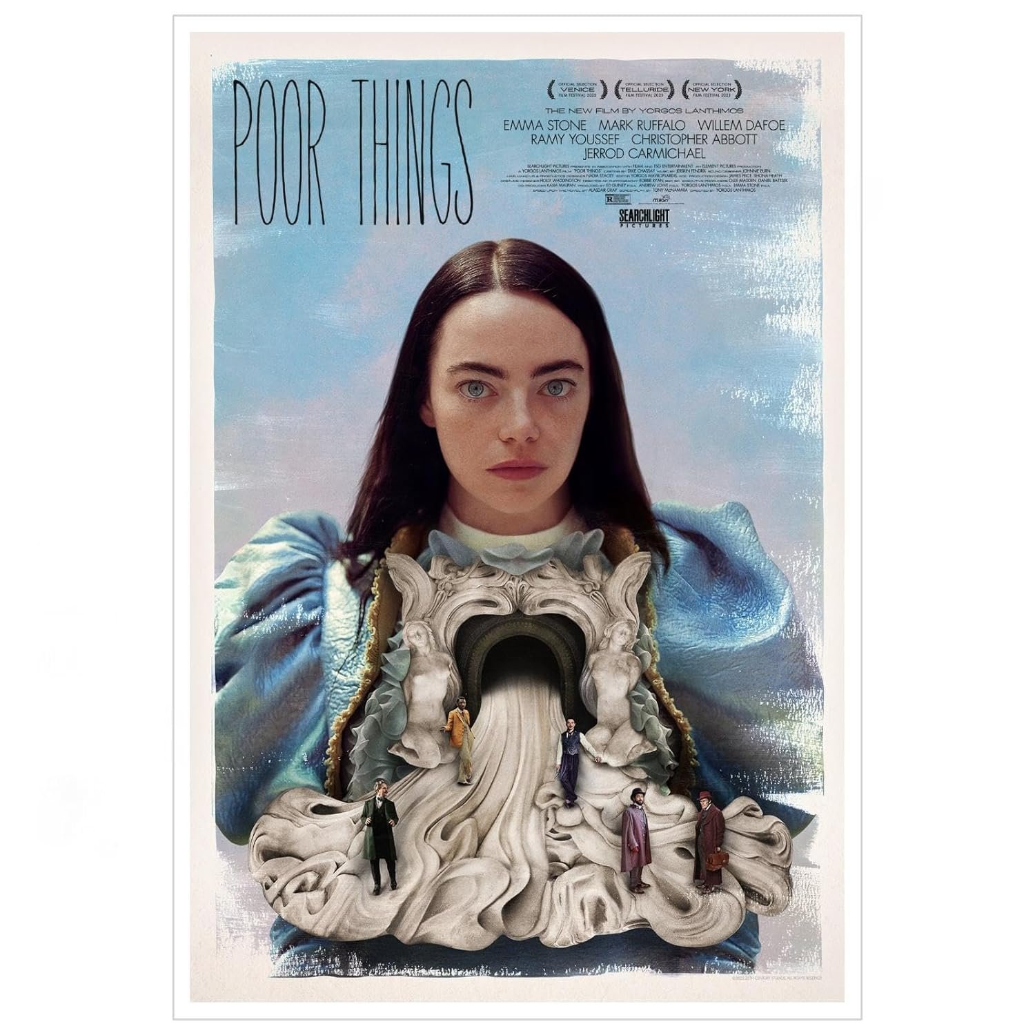 Poor Things Movie Posters Canvas Prints Beautiful Women's Movies Classic Women's Movies Poster Wall Art For Home Office Living Room Decorations Unframed 18"x12"