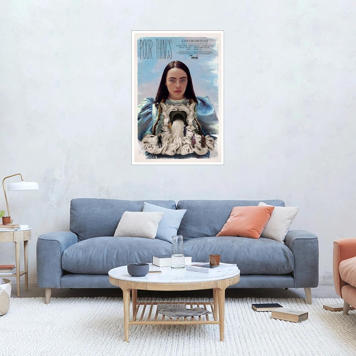 Poor Things Movie Posters Canvas Prints Beautiful Women's Movies Classic Women's Movies Poster Wall Art For Home Office Living Room Decorations Unframed 18"x12"