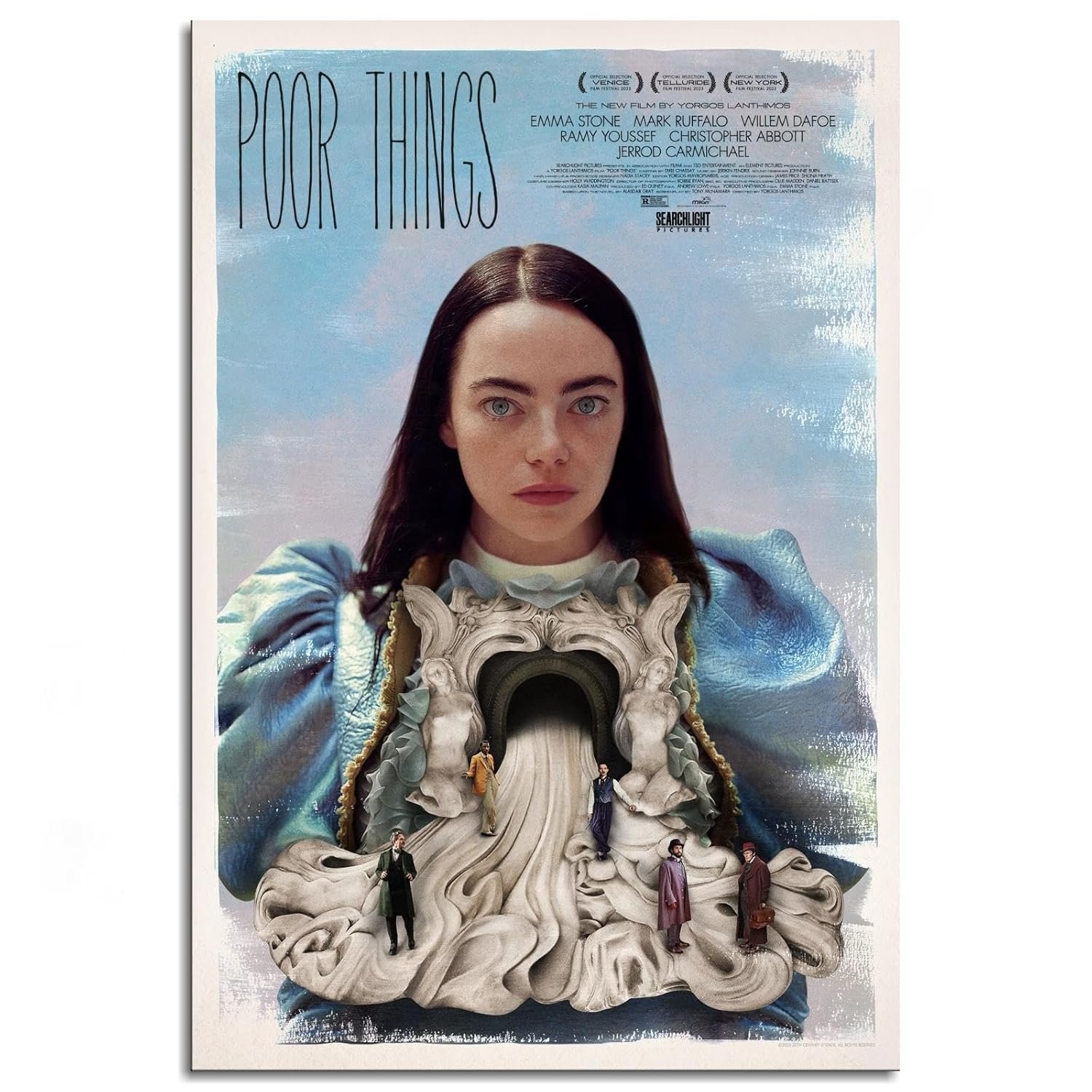 Poor Things Movie Posters Canvas Prints Beautiful Women's Movies Classic Women's Movies Poster Wall Art For Home Office Living Room Decorations Unframed 18"x12"