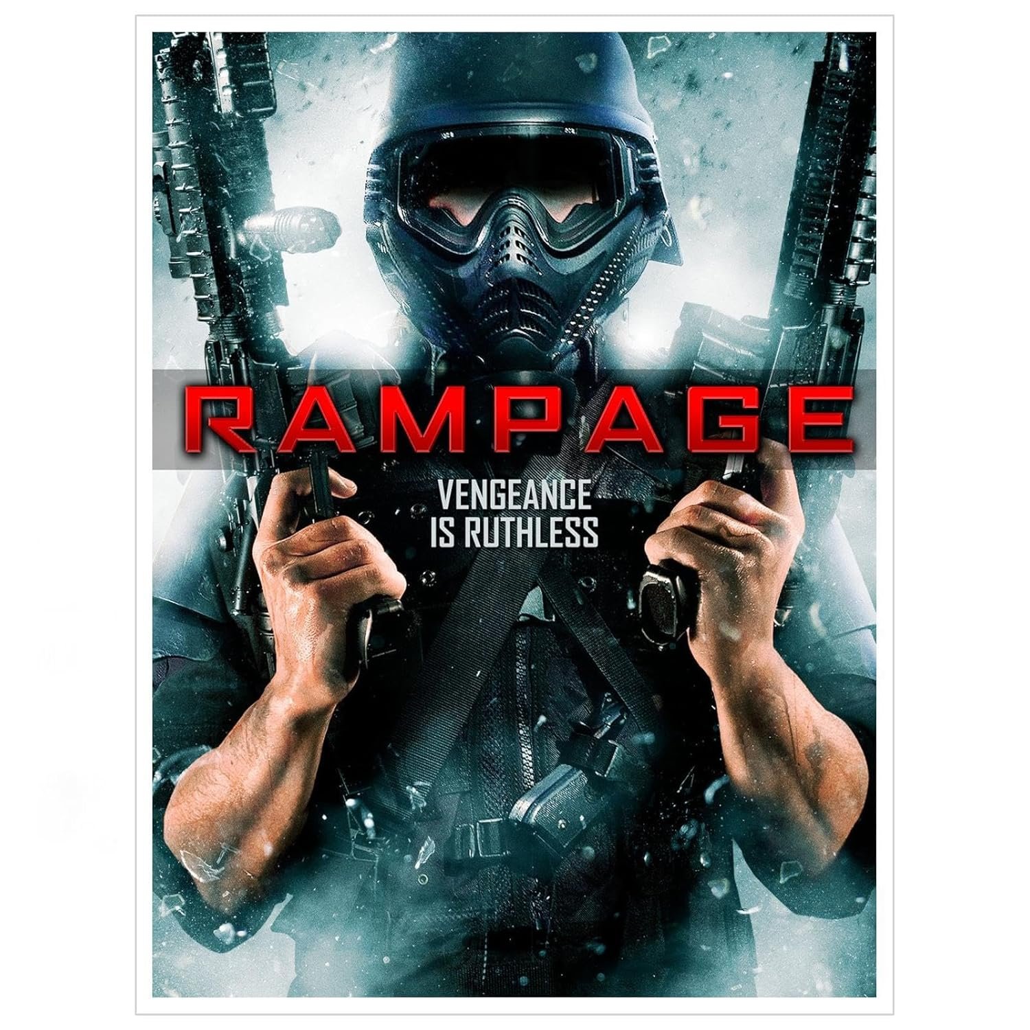 Rampage Movie Poster Wall Art Action Movies Canvas Prints Poster For Home Office Cinema Decorations Unframed 32"x24"