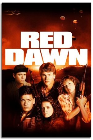 Red Dawn (1984) Movie Poster Canvas Prints Action Movies Classic Old Movies Poster Wall Art For Home Office Cinema Decorations Unframed 18"x12"