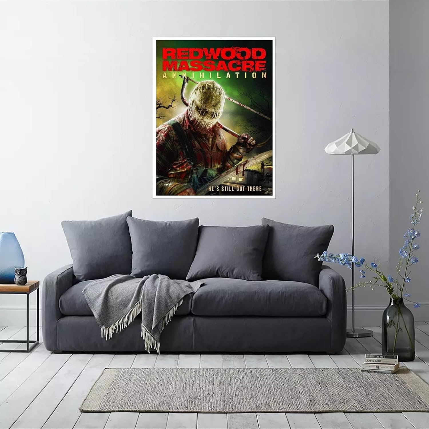 Redwood Massacre: Annihilation Movie Poster Poster Horror Movies Canvas Prints Thriller Movies Wall Art For Home Office Cinema Decorations Unframed 27"x20"