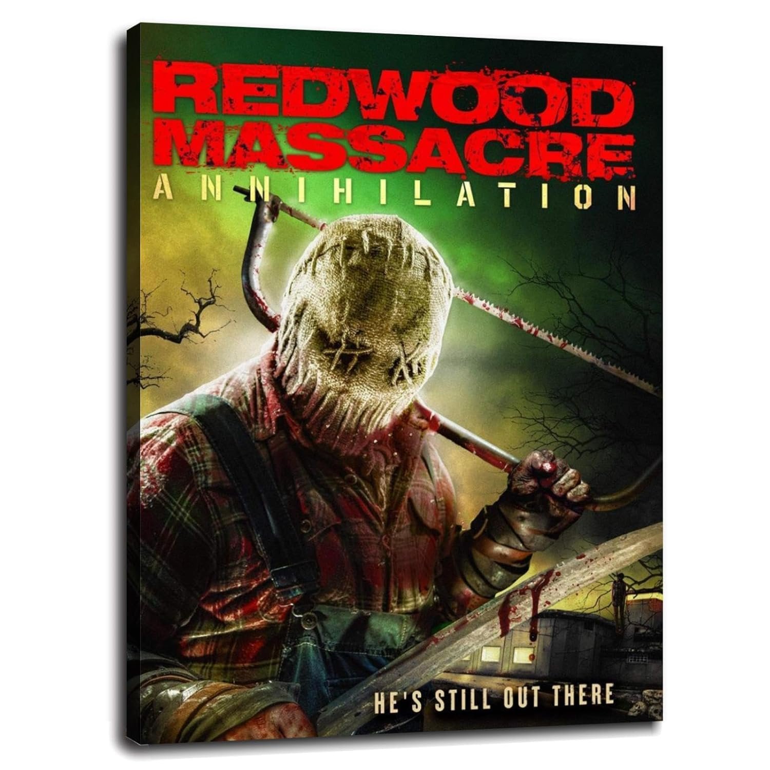 Redwood Massacre: Annihilation Movie Poster Poster Horror Movies Canvas Prints Thriller Movies Wall Art For Home Office Cinema Decorations Unframed 27"x20"