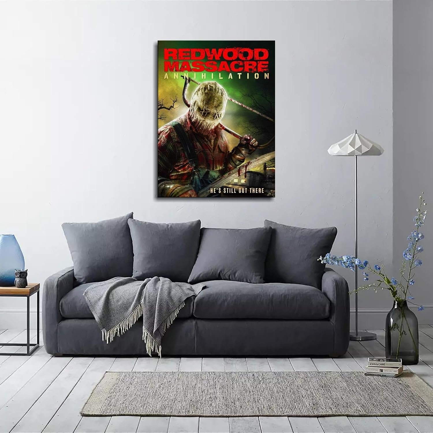 Redwood Massacre: Annihilation Movie Poster Poster Horror Movies Canvas Prints Thriller Movies Wall Art For Home Office Cinema Decorations Unframed 27"x20"