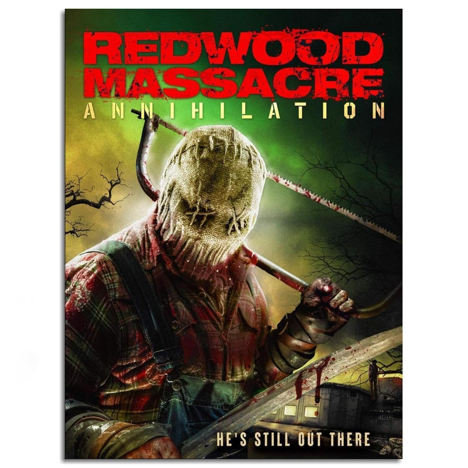 Redwood Massacre: Annihilation Movie Poster Poster Horror Movies Canvas Prints Thriller Movies Wall Art For Home Office Cinema Decorations Unframed 27"x20"