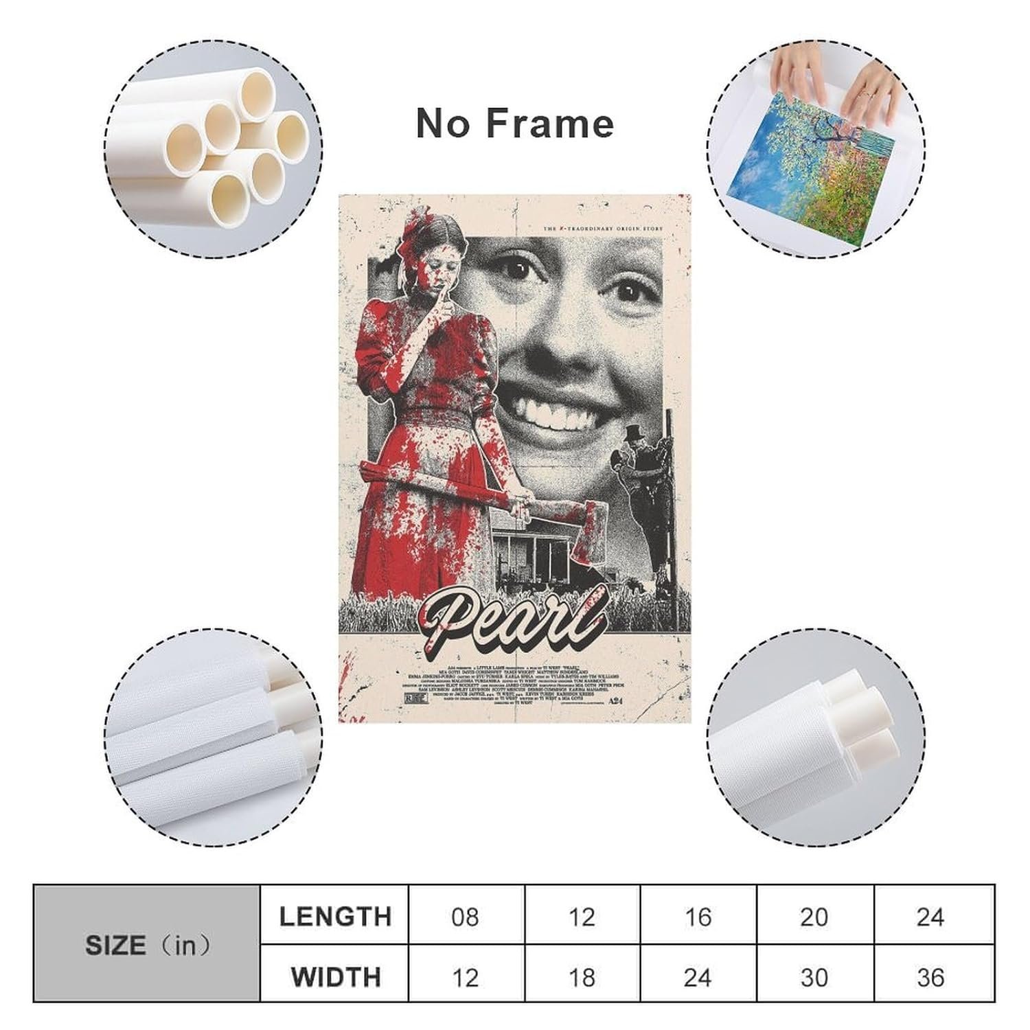 Room Aesthetic Poster Classic Movie Pearl Movie Posters Cool Artwork Wall Art Home Decor Gift Ideas Canvas Art Poster And Wall Art Picture Print Modern Family Bedroom Decor...