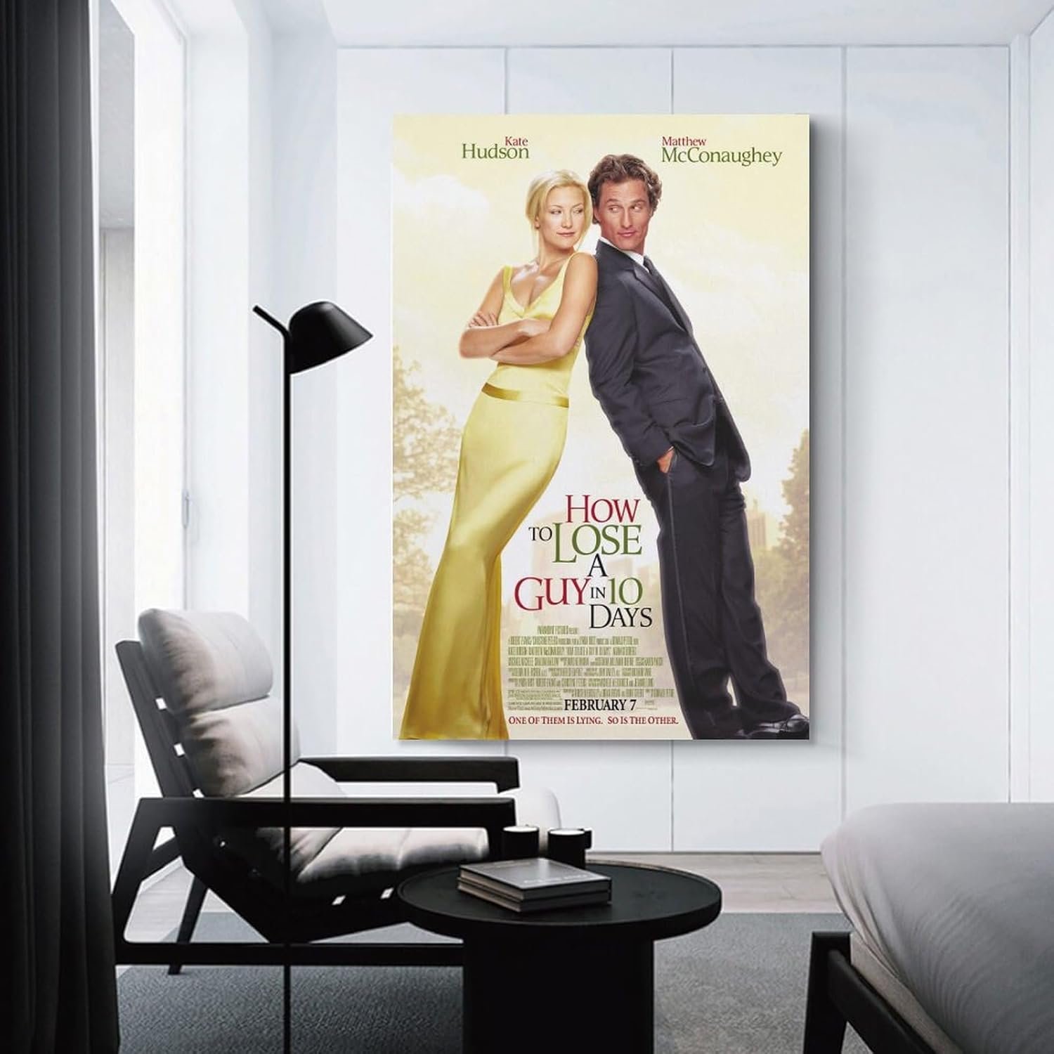 Room Posters Classic Movie How to Lose A Guy in 10 Days Movie Posters Cool Artwork Wall Art Home Decor Gift Ideas Poster Decorative Painting Canvas Wall Art Living Room Posters...