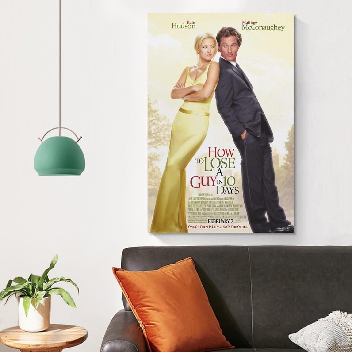 Room Posters Classic Movie How to Lose A Guy in 10 Days Movie Posters Cool Artwork Wall Art Home Decor Gift Ideas Poster Decorative Painting Canvas Wall Art Living Room Posters...