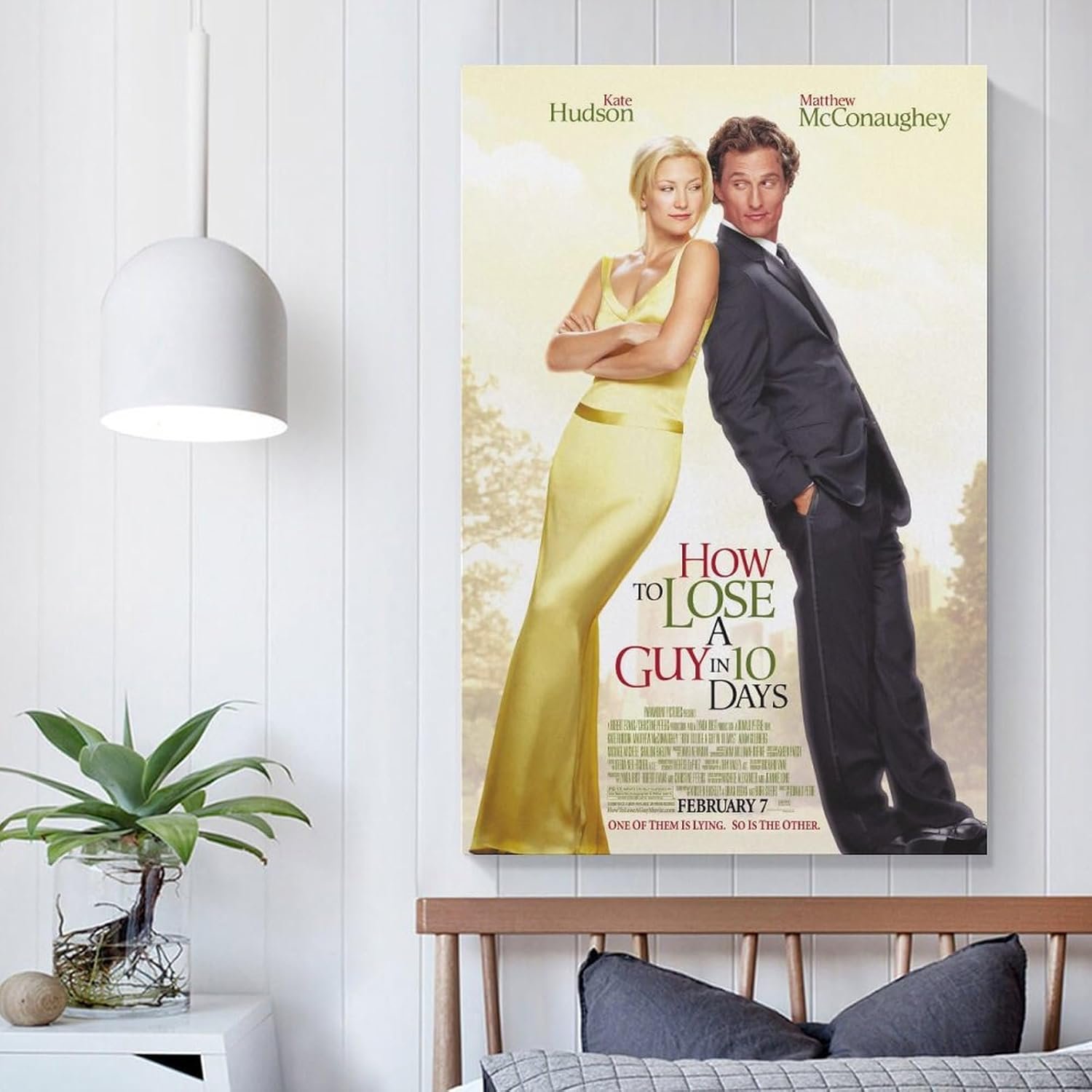 Room Posters Classic Movie How to Lose A Guy in 10 Days Movie Posters Cool Artwork Wall Art Home Decor Gift Ideas Poster Decorative Painting Canvas Wall Art Living Room Posters...