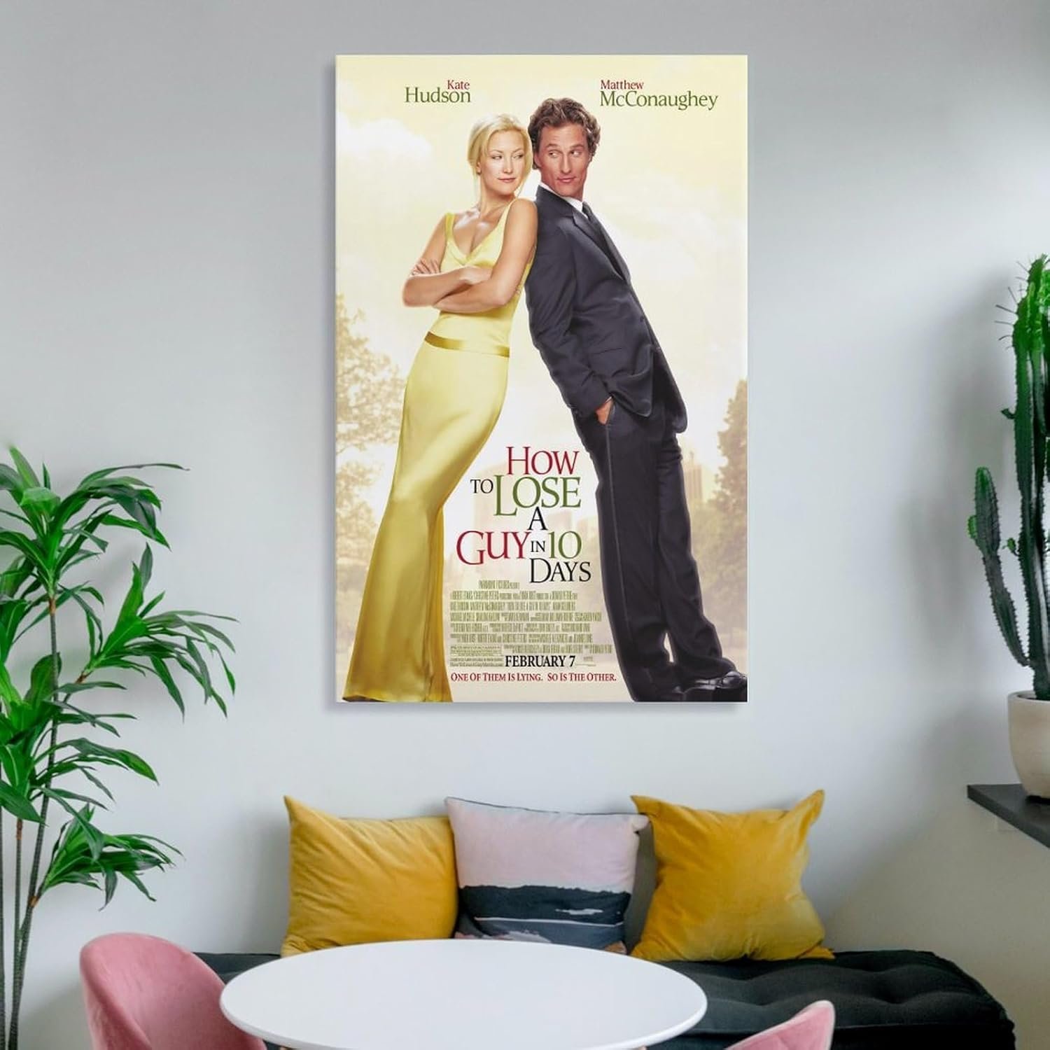 Room Posters Classic Movie How to Lose A Guy in 10 Days Movie Posters Cool Artwork Wall Art Home Decor Gift Ideas Poster Decorative Painting Canvas Wall Art Living Room Posters...