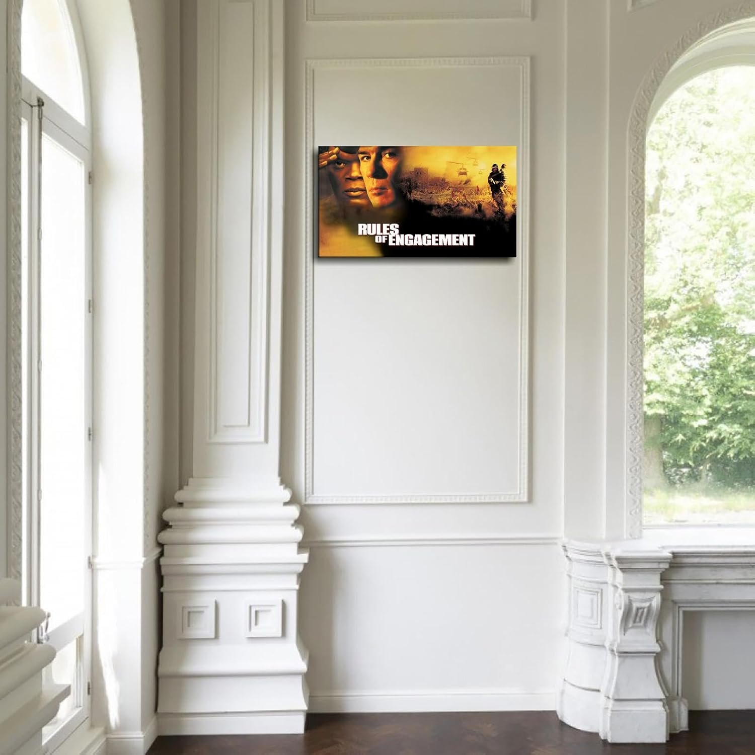 Rules Of Engagement (2000) Movie Poster Canvas Prints War Stories Action Movies Poster Wall Art For Home Office Cinema Decorations Unframed 20"x12"