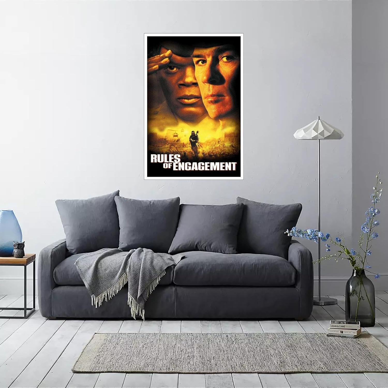 Rules Of Engagement (2000) Movie Poster Wall Art War Stories Canvas Prints Action Movies Poster For Home Office Cinema Decorations Unframed 30"x20"