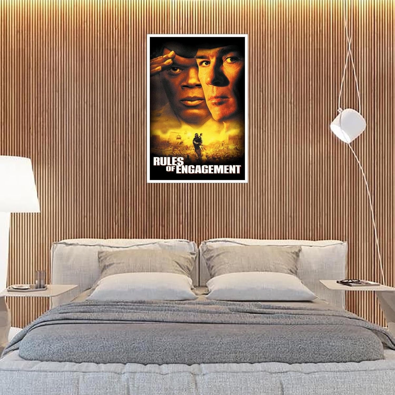 Rules Of Engagement (2000) Movie Poster Wall Art War Stories Canvas Prints Action Movies Poster For Home Office Cinema Decorations Unframed 30"x20"