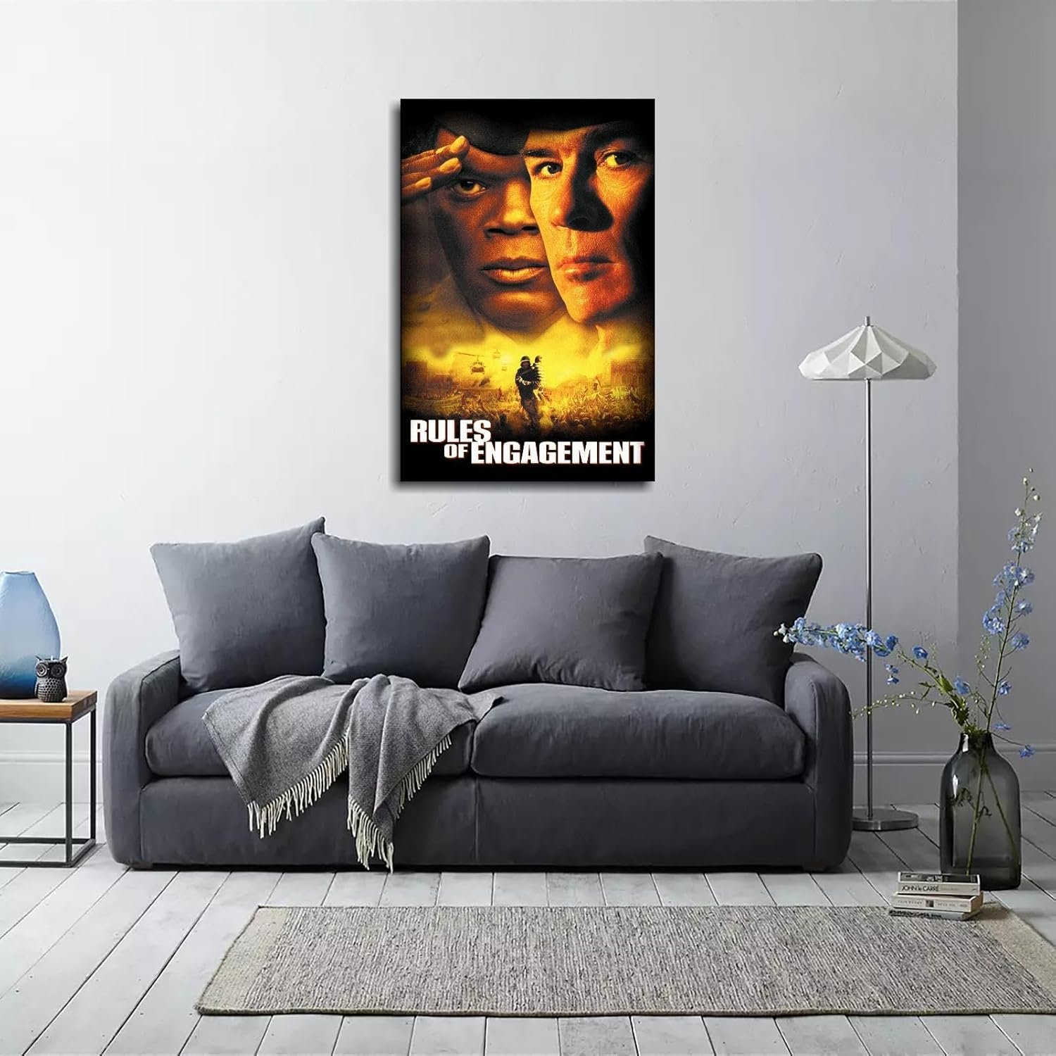 Rules Of Engagement (2000) Movie Poster Wall Art War Stories Canvas Prints Action Movies Poster For Home Office Cinema Decorations Unframed 30"x20"