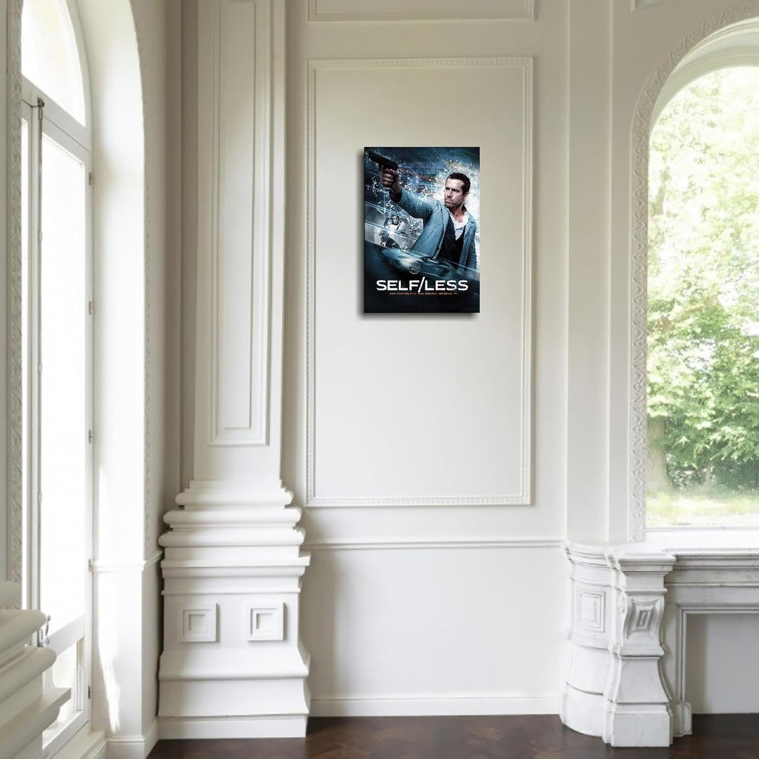 Self/less Movie Poster Wall Art Science Fiction Movies Canvas Prints Poster For Home Office Cinema Decorations Unframed 18"x12"