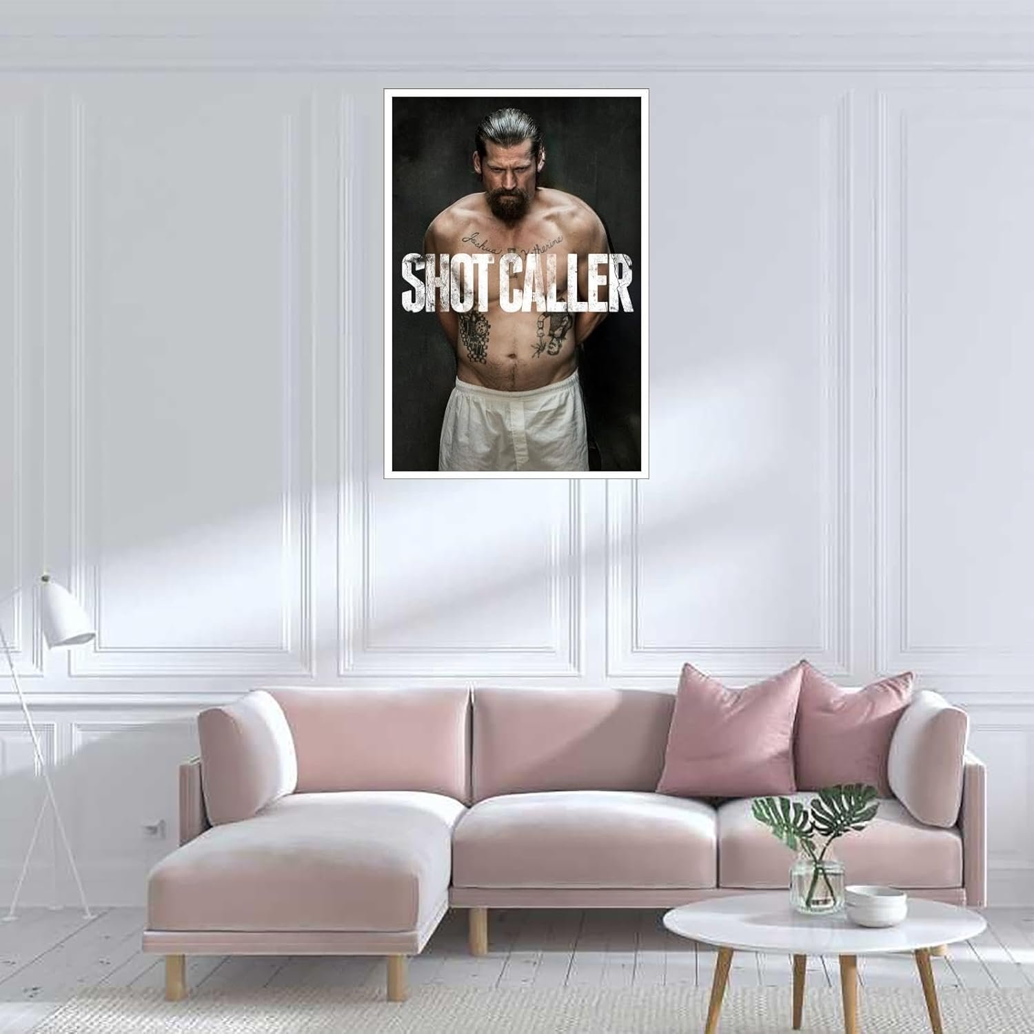 Shot Caller Films Poster Thrilling Plot Movies Canvas Prints Action Classic Posters Wall Art For Home Office Bedroom Decorations Noframed 36"x24"