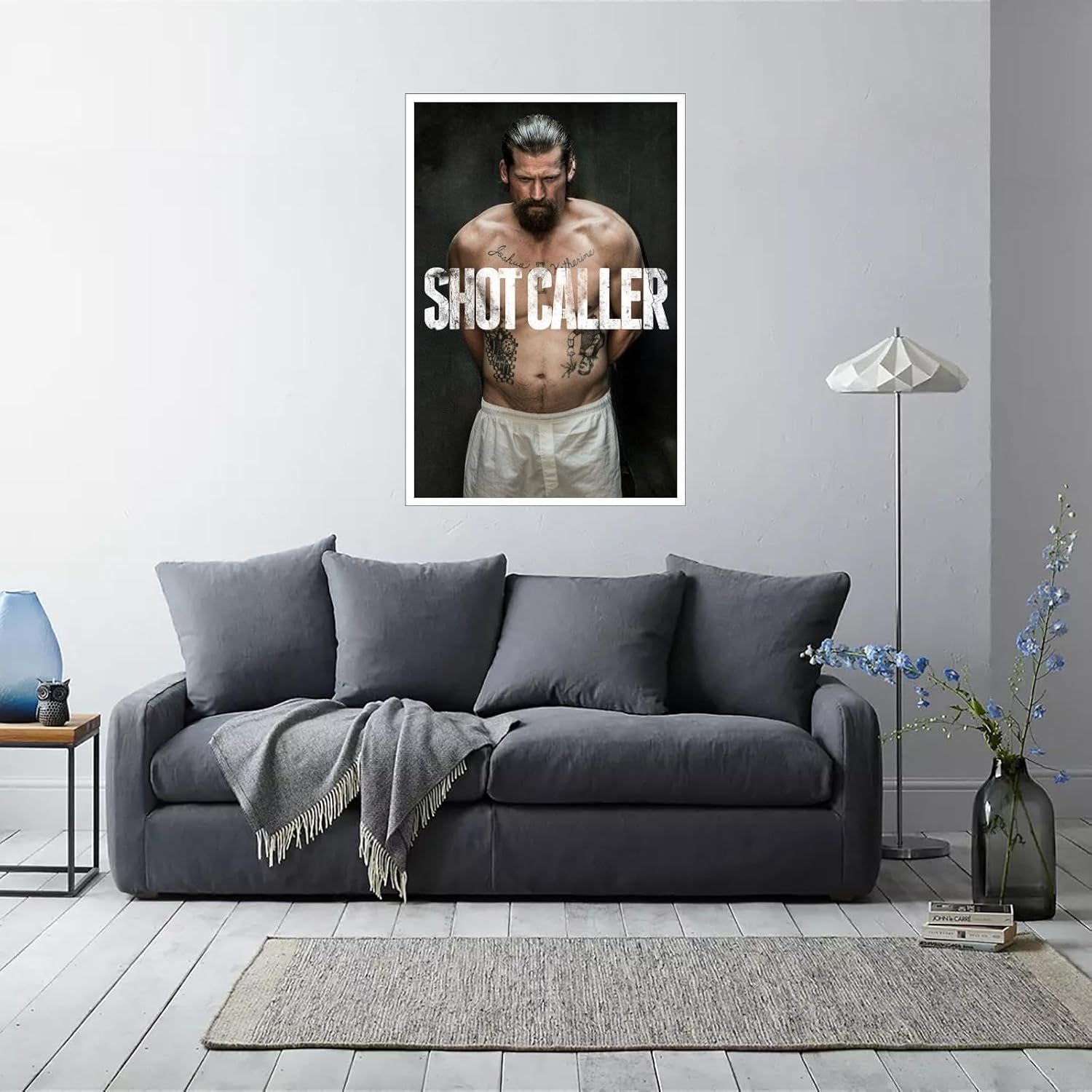 Shot Caller Films Poster Thrilling Plot Movies Canvas Prints Action Classic Posters Wall Art For Home Office Bedroom Decorations Noframed 36"x24"