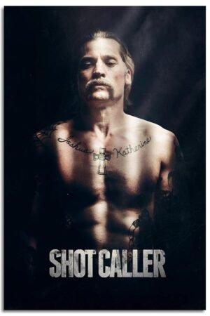 Shot Caller Movie Poster Canvas Prints Shot Caller Film 2017 Classic Movies Poster Wall Art For Home Office Cinema Decorations Unframed 18"x12"