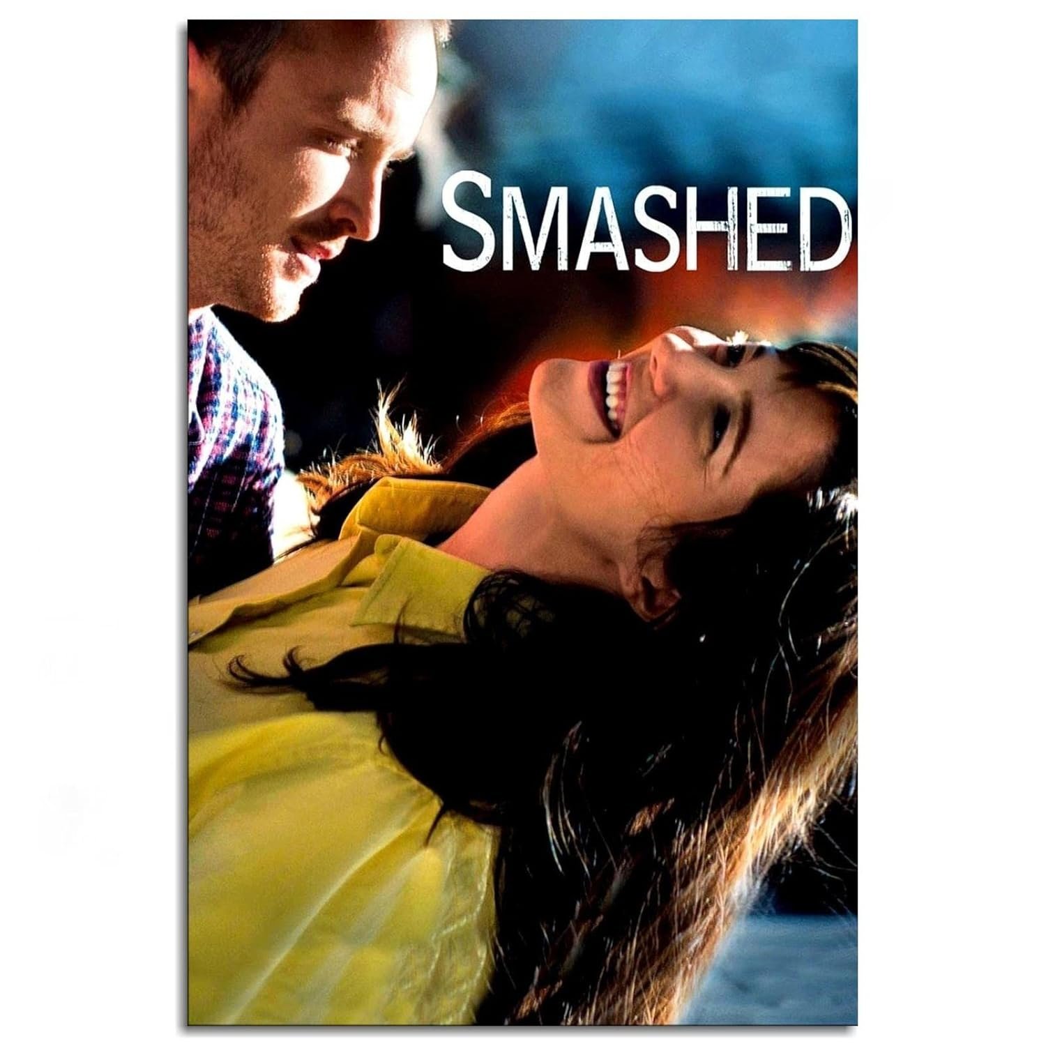 Smashed Movie Poster Poster Love Movies Canvas Prints Romantic Comedy Wall Art For Home Office Cinema Decorations With Framed 18"x12"